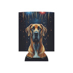 Great Dane 4th of July Patriotic Dog Pattern Can Cooler, USA Dog Gift, Independence Day Party Decor, July 4th Drinkware