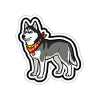 Pop Art Siberian Husky Sticker | Tritan
