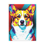 Pop Art Corgi Canvas — Bold Dog Wall Art