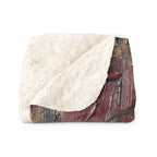 German Shorthaired Pointer Acrylic Painting Sherpa Fleece Blanket — view 7
