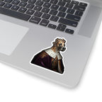 Great Dane Kings & Queens Royal Portrait Sticker, Dog Portrait Vinyl Decal, Kiss-Cut Sticker, Great Dane Lover Gift