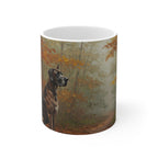 Acrylic Great Dane - Autumn Woods | Ceramic Mug 11oz