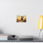 Dachshund Watercolor Canvas Wall Art - Doxie Dog Lover Gift, Sausage Dog Print Home Decor