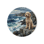 Poodle Coastal Cliffside Gift Set — Mug + Coaster + Sticker | Tritan