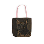 French Bulldog Tote Bag | Painterly Dog Art Canvas Tote | Frenchie Mom Gift | Dog Lover Market Bag | Pet Portrait Accessory