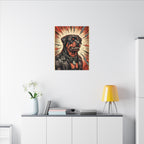 Comic Book Rottweiler Canvas | Bold Dog Wall Art