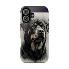 Charcoal Rottweiler Rottweiler Tough Phone Case - Rottweiler pride — gentle giants deserve great art — view 26 of 103