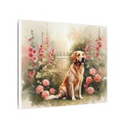 Golden Retriever Canvas Print Wall Art, Dog Lover Gift, Pet Portrait, Watercolor Dog Painting Home Decor
