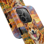 Corgi Acrylic Gallery Print Sunset Prairie Phone Case | Premium Dog Prints | Tritan — view 16 of 24