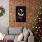 Great Dane Renaissance Royal Portrait Matte Poster, Regal Dog Art Print, Great Dane Lover Gift, Wall Art