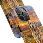 Golden Retriever Acrylic Gallery Print Sunset Prairie Phone Case | Premium Dog Prints | Tritan — view 19 of 24