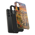 Golden Retriever Acrylic Gallery Print Sunset Prairie Phone Case | Premium Dog Prints | Tritan — detail view