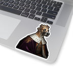Great Dane Kings & Queens Royal Portrait Sticker, Dog Portrait Vinyl Decal, Kiss-Cut Sticker, Great Dane Lover Gift