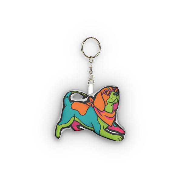 Y2K Beagle Plush Keychain | Tritan