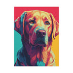 Labrador Retriever Pop Art Canvas Print, Dog Wall Art for Lab Lovers, Pet Decor Gift
