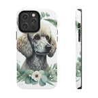 Poodle Watercolor Botanical Wreath Phone Case | Premium Dog Prints | Tritan — view 3 of 28