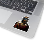 Rottweiler Kings & Queens Royal Portrait Sticker, Dog Portrait Vinyl Decal, Kiss-Cut Sticker, Rottweiler Lover Gift
