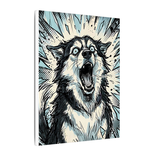 Gallery-wrapped canvas side profile showing the 0.75 inch depth