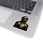 Rottweiler Medieval Knight Portrait Sticker, Dog Portrait Vinyl Decal, Kiss-Cut Sticker, Rottweiler Lover Gift