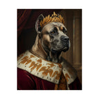 Cane Corso Kings & Queens Royal Portrait Matte Poster, Regal Dog Art Print, Cane Corso Lover Gift, Wall Art