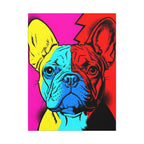 Pop Art French Bulldog Canvas — Bold Dog Wall Art