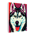 Pop Art Husky Canvas — Bold Dog Wall Art
