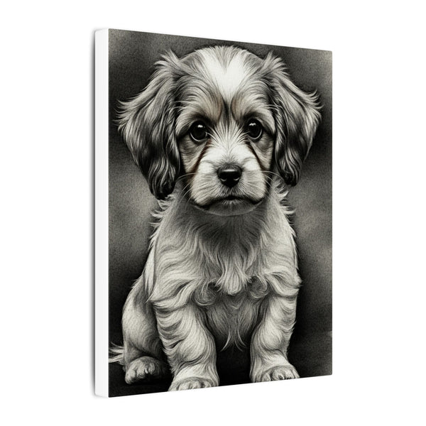 Havanese Charcoal Portrait Canvas Wall Art | Dog Lover Gift | Pet Art Print | Unique Home Decor for Dog Owners