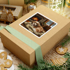 Acrylic Havanese - Winter Hearth | Kiss-Cut Stickers