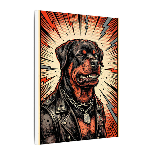 Gallery-wrapped canvas side profile showing the 0.75 inch depth