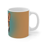 Corgi Low Poly Cool Jewel Ceramic Mug 11oz | Dog Lover Gift