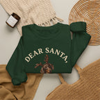 Dachshund Dear Santa Define Good Christmas Sweatshirt, view 4