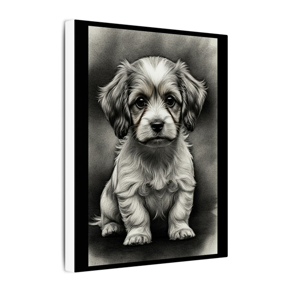 Havanese Charcoal Portrait Canvas Wall Art | Dog Lover Gift | Pet Memorial | Havanese Mom Gift | Home Decor