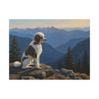 Poodle Acrylic Art Print Stretched Canvas Wall Art | Dog Lover Gift | Modern Pet Portrait Home Decor | Unique Dog Mom Gift