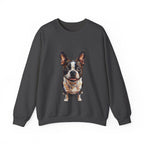 Boston Terrier Sweatshirt | Painterly Dog Art Crewneck | Boston Mom Gift | Cozy Pullover for Dog Lovers | Pet Portrait Apparel