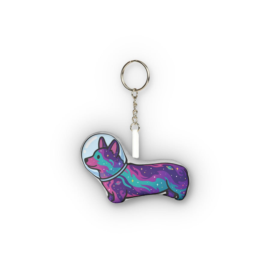 Cosmic Corgi Plush Keychain | Tritan