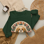 Shih Tzu Folk Paper-Cut Christmas Crewneck Sweatshirt — view 4