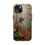 Acrylic Great Dane - Autumn Woods | Tough Phone Case