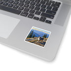Acrylic Australian Shepherd - Mountain Overlook | Kiss-Cut Stickers