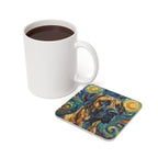 Great Dane Coaster, Post-Impressionist Oil Painting Dog Art Decor, Great Dane Gift, Dog Lover Home Decor, Pet Owner Drink Mat