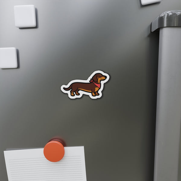 Pop Art Dachshund Magnet | Tritan — Lifestyle View
