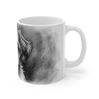 Havanese Charcoal Portrait Ceramic Mug 11oz | Premium Dog Art | Tritan