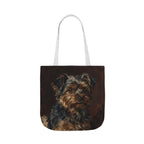 Yorkshire Terrier Tote Bag | Painterly Dog Art Canvas Tote | Yorkie Mom Gift | Dog Lover Market Bag | Pet Portrait Accessory