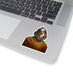 Beagle Medieval Knight Portrait Sticker, Dog Portrait Vinyl Decal, Kiss-Cut Sticker, Beagle Lover Gift
