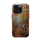 Acrylic German Shorthaired Pointer - Autumn Woods | Tough Phone Case