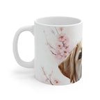 Labrador Retriever Watercolor Butterfly Bloom Coffee Mug | Premium Dog Prints | Tritan — secondary view
