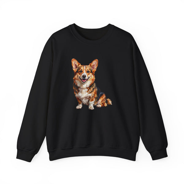 Pembroke Welsh Corgi Sweatshirt | Painterly Dog Art Crewneck | Corgi Mom Gift | Cozy Pullover for Dog Lovers | Pet Portrait Apparel