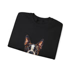 Boston Terrier Sweatshirt | Painterly Dog Art Crewneck | Boston Mom Gift | Cozy Pullover for Dog Lovers | Pet Portrait Apparel