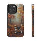 Acrylic Beagle - Autumn Woods | Tough Phone Case