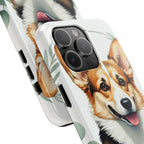 Corgi Watercolor Botanical Wreath Phone Case | Premium Dog Prints | Tritan — view 23 of 28