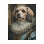 Havanese Renaissance Royal Portrait Canvas Wall Art, Regal Dog Painting, Havanese Lover Gift, Stretched Canvas